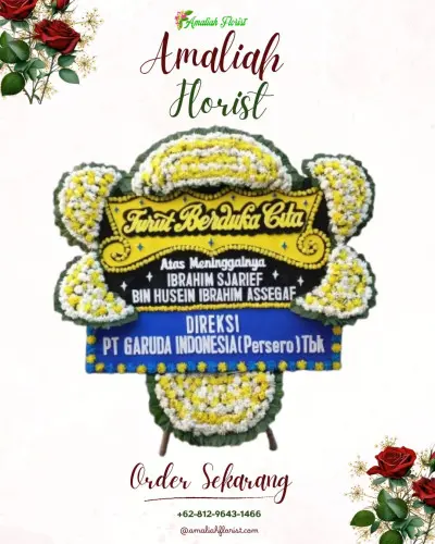 Papan Bunga Duka di Buruan