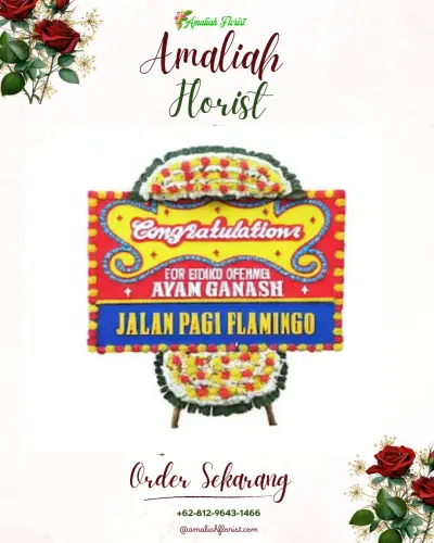 Bunga Papan Congratulation di Buruan